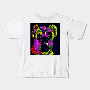 Pugs are People Too Abstract Kids T-Shirt